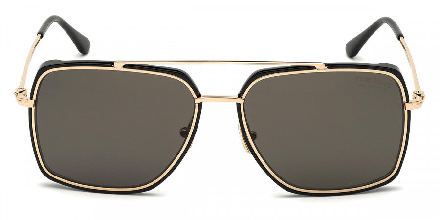 TOM FORD SUNGLASSES LIONEL - FT0750 01D 60 - Shiny Rose Gold/Shiny Black