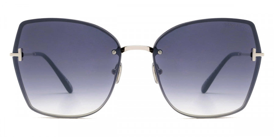 TOM FORD SUNGLASSES NICKIE - FT1107 02 16C 62 - Shiny Palladium