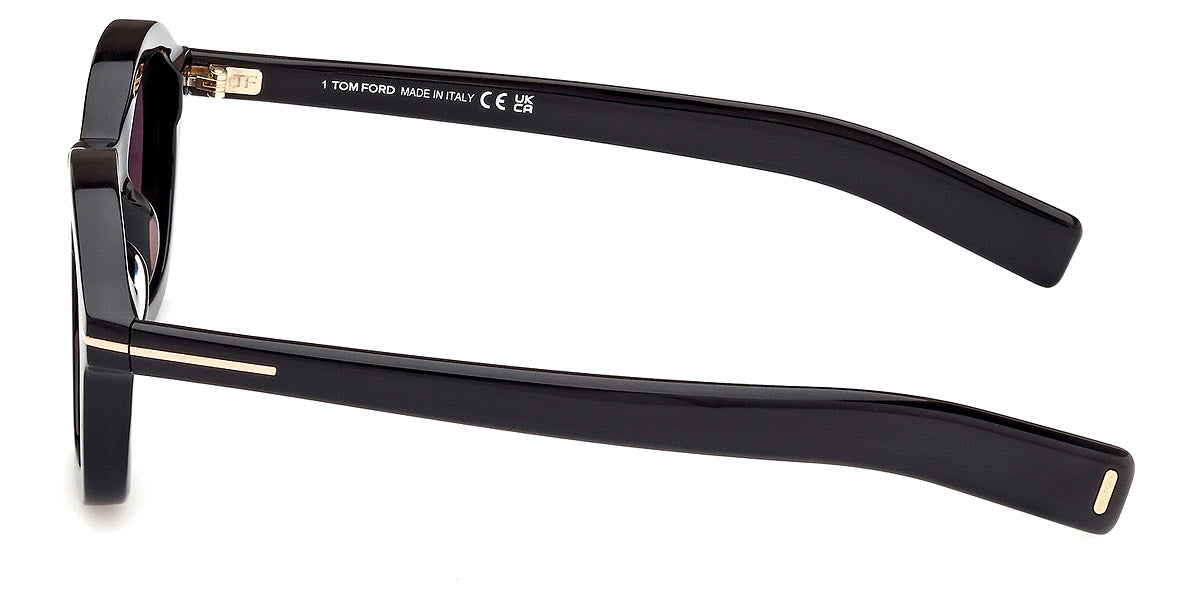 TOM FORD SUNGLASSES RAFFA - FT1100 01A 46 - Shiny Black