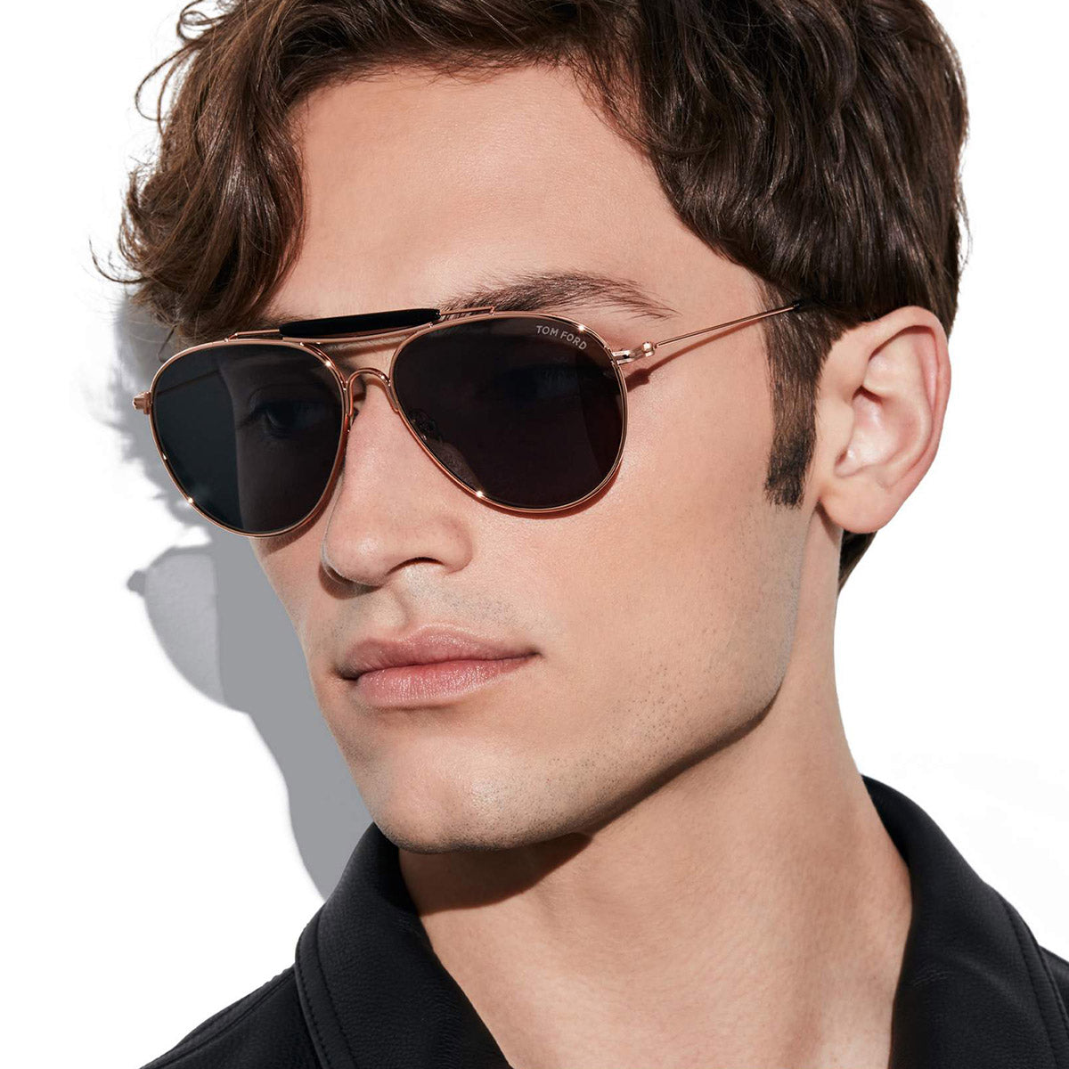TOM FORD SUNGLASSES RAPHAEL - FT0995 02 28A 59 - Shiny Rose Gold/T Log