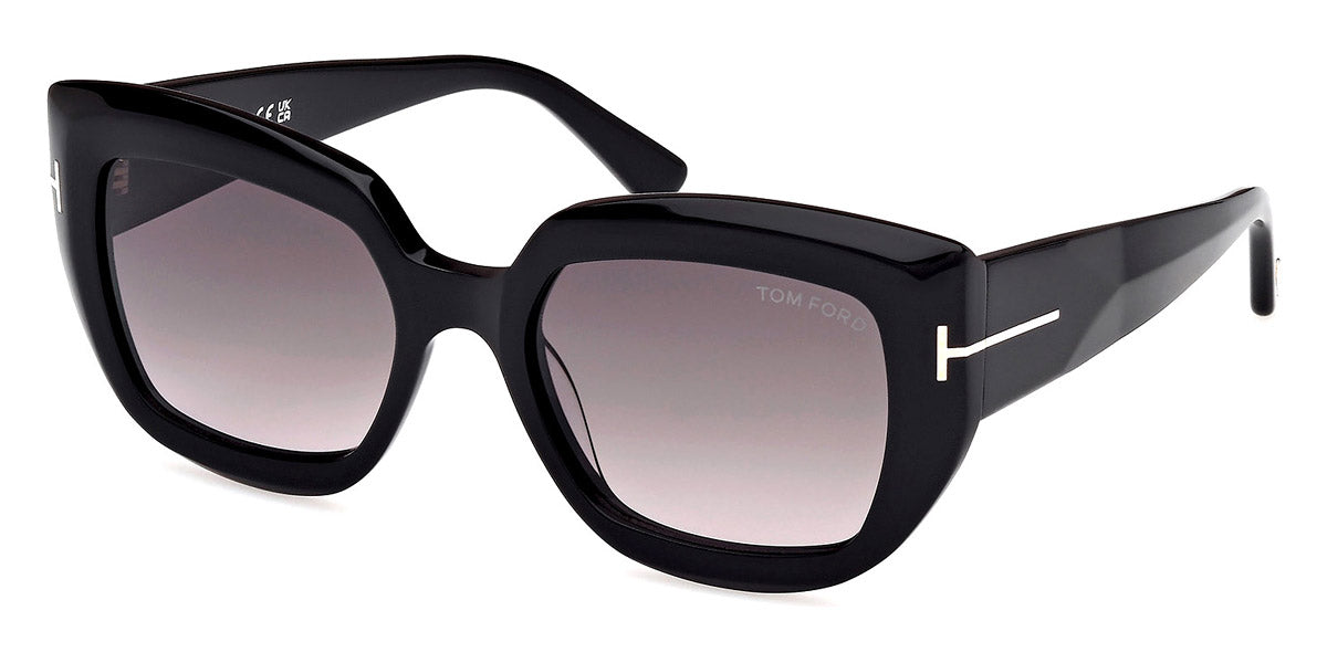 TOM FORD SUNGLASSES SALTZMAN - FT1192 01B 53 - Shiny Black