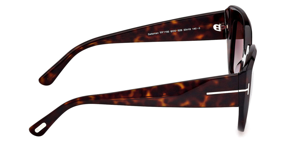 TOM FORD SUNGLASSES SALTZMAN - FT1192 52B 53 - Dark Havana