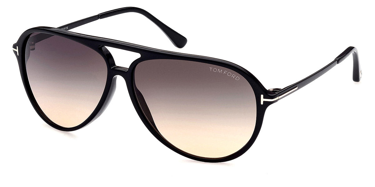 TOM FORD SUNGLASSES SAMSON - FT0909 01B 62 - Shiny Black