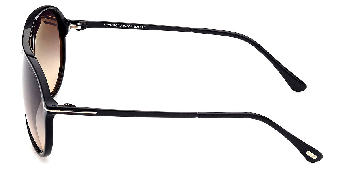 TOM FORD SUNGLASSES SAMSON - FT0909 01B 62 - Shiny Black