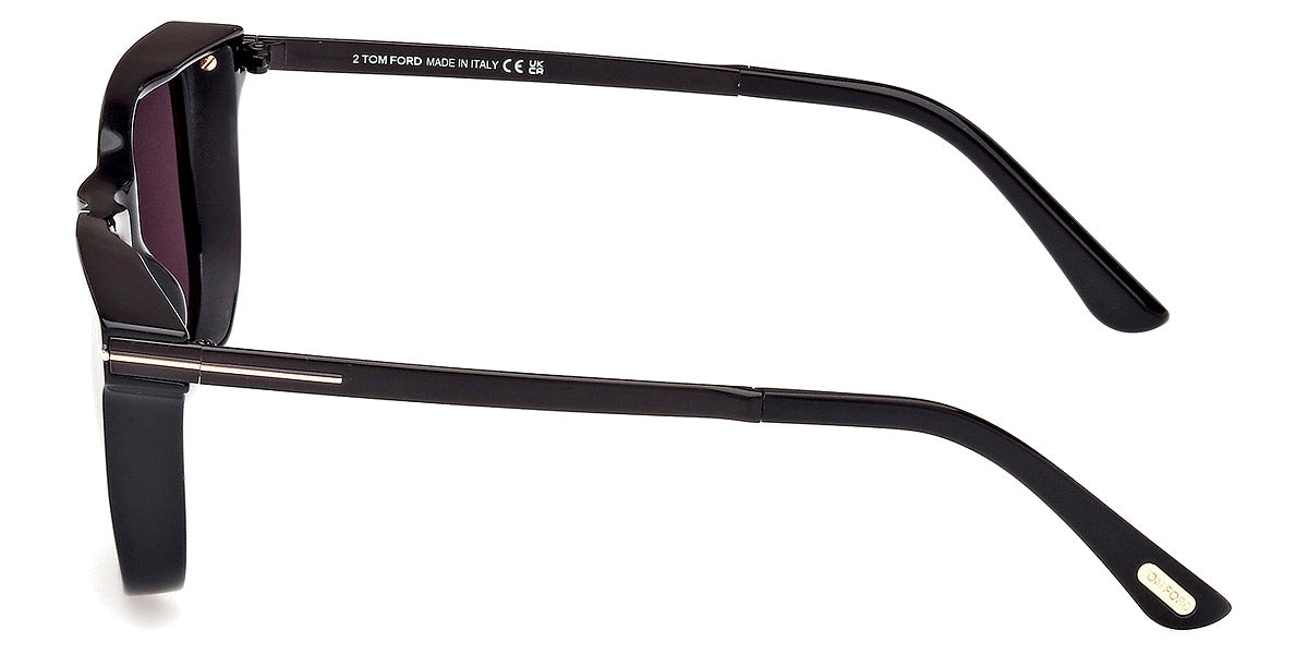 TOM FORD SUNGLASSES SINATRA - FT1104 01A 53 - Shiny Black