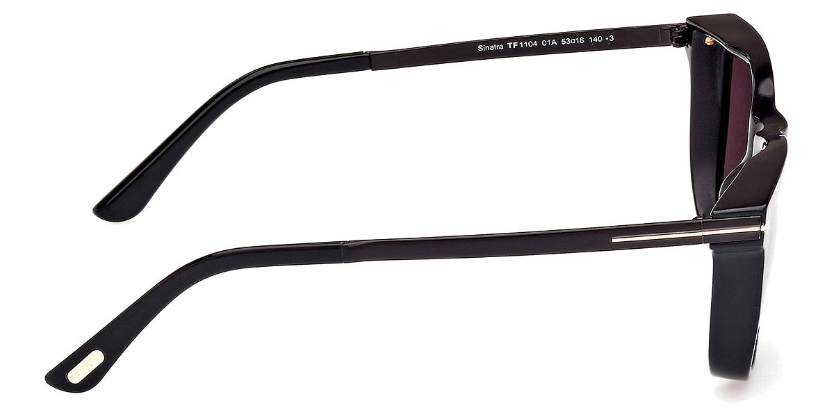 TOM FORD SUNGLASSES SINATRA - FT1104 01A 53 - Shiny Black
