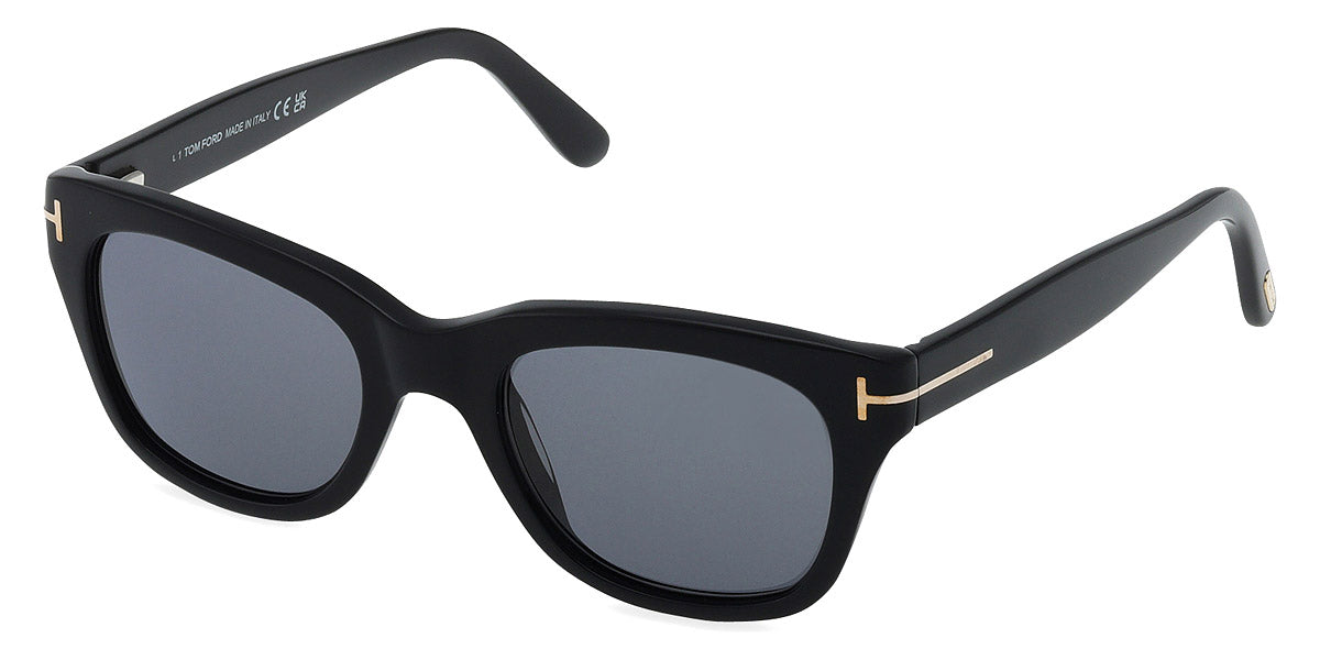 TOM FORD SUNGLASSES SNOWDON - FT0237 01D 52 - Shiny Black