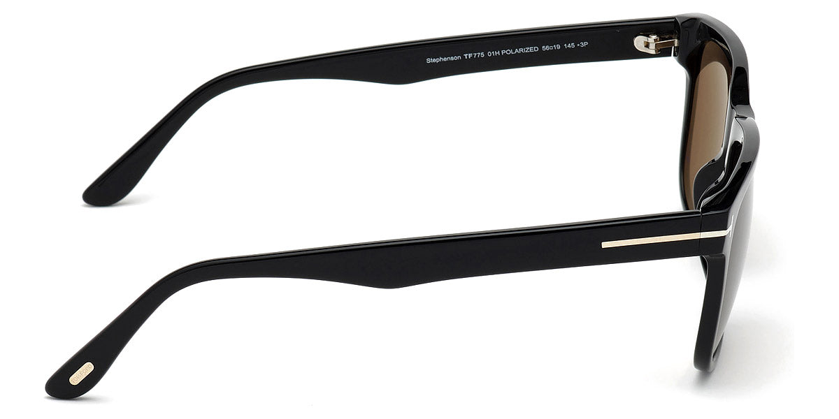 TOM FORD SUNGLASSES STEPHENSON - FT0775 01H 56 - Shiny Black