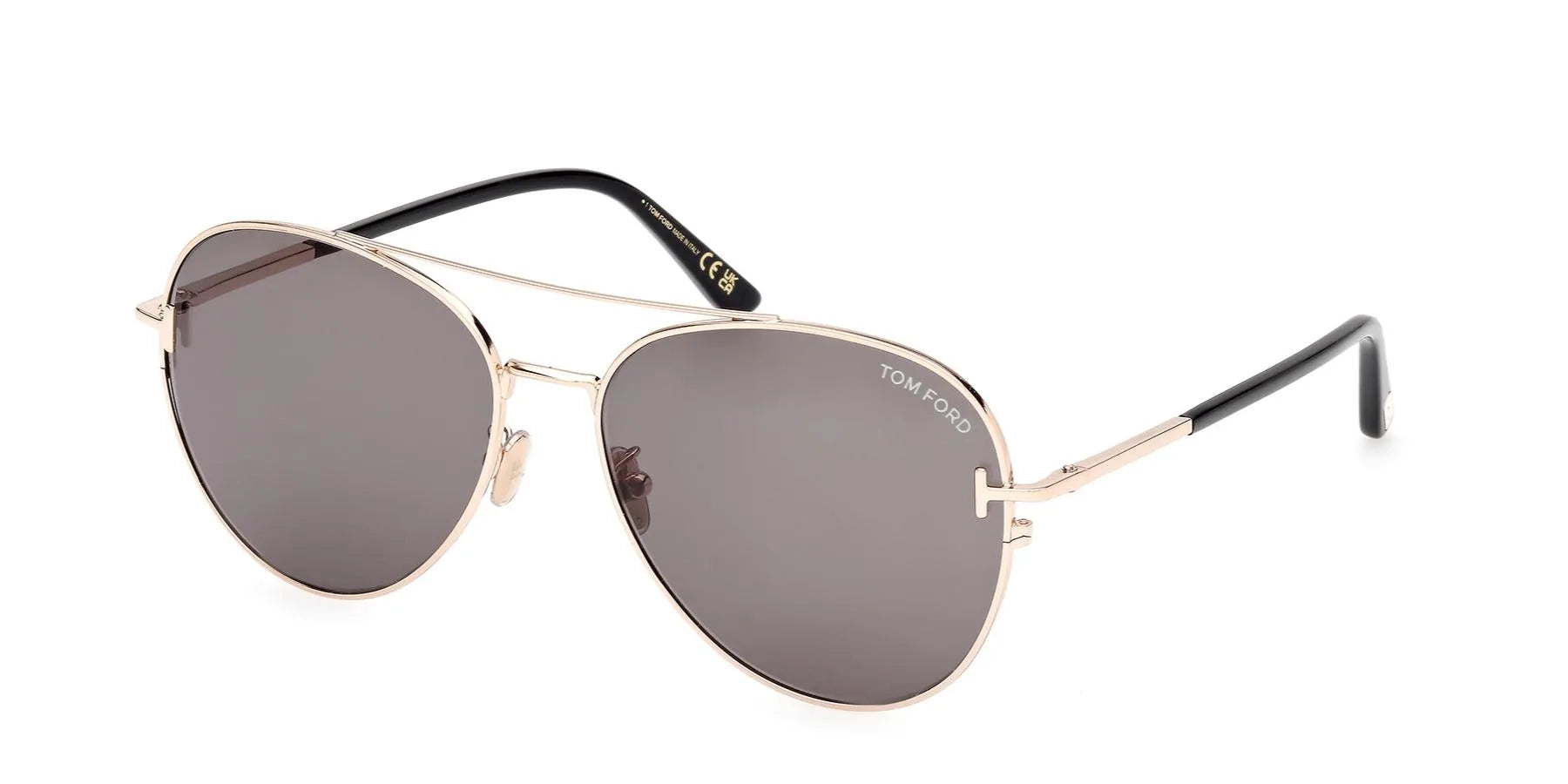 TOM FORD SUNGLASSES T LOGO AVIATOR - FT1146-K 28A 60
