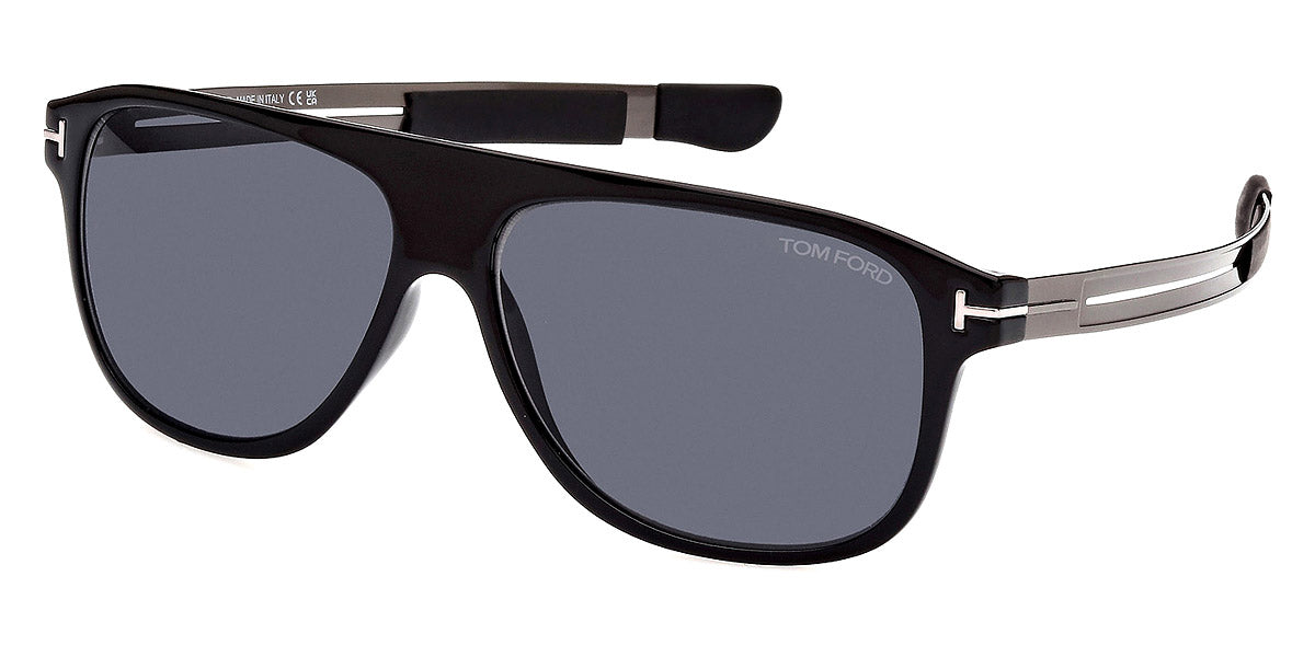 TOM FORD SUNGLASSES TODD - FT0880 01A 59 - Shiny Black