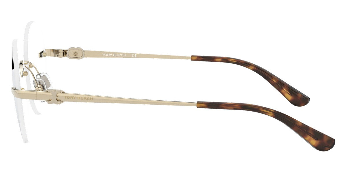 TORY BURCH EYEGLASSES - TY1059 3265 52 - Shiny Light Gold Metal