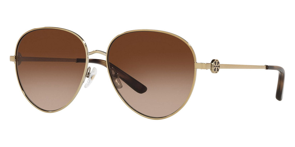 TORY BURCH SUNGLASSES - TY6082 327913 56 - Shiny Gold Metal