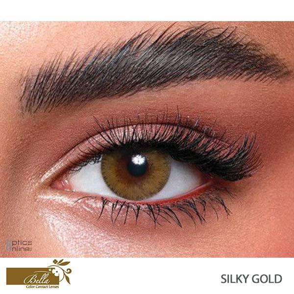 Bella Silky Gold Contact Lenses - Pack of 2 - Monthly