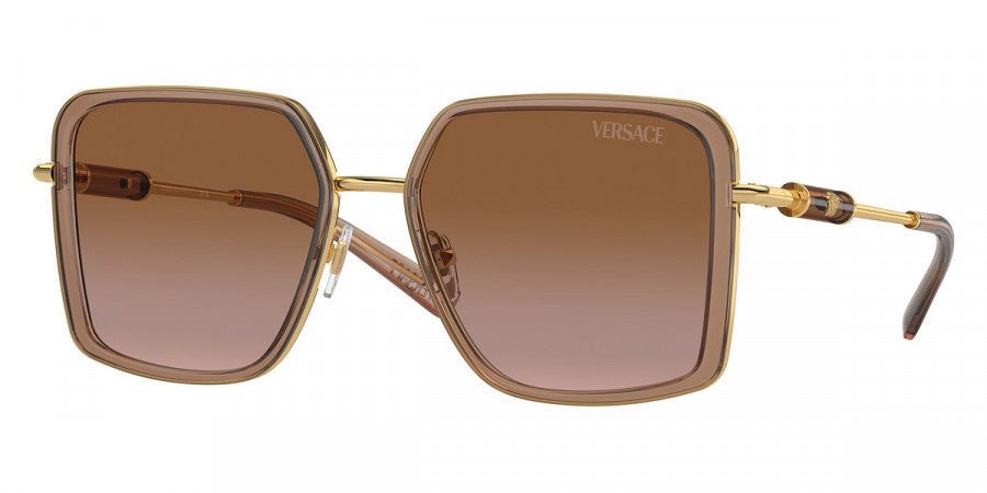 Versace™ VE2261 100213 56 - Brown Transparent