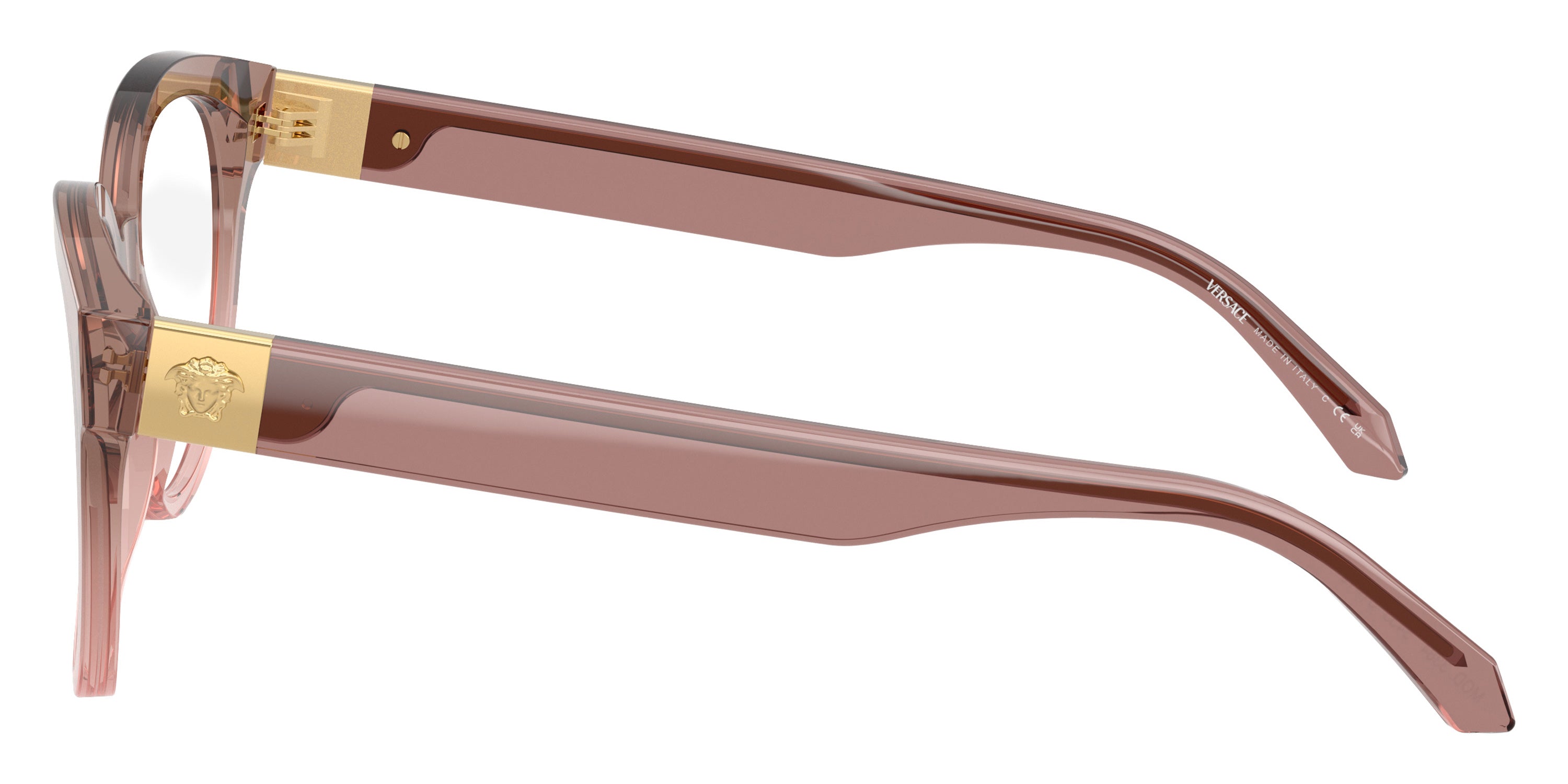 VERSACE EYEGLASSES - VE3384 5435 51 - Brown Gradient Rose