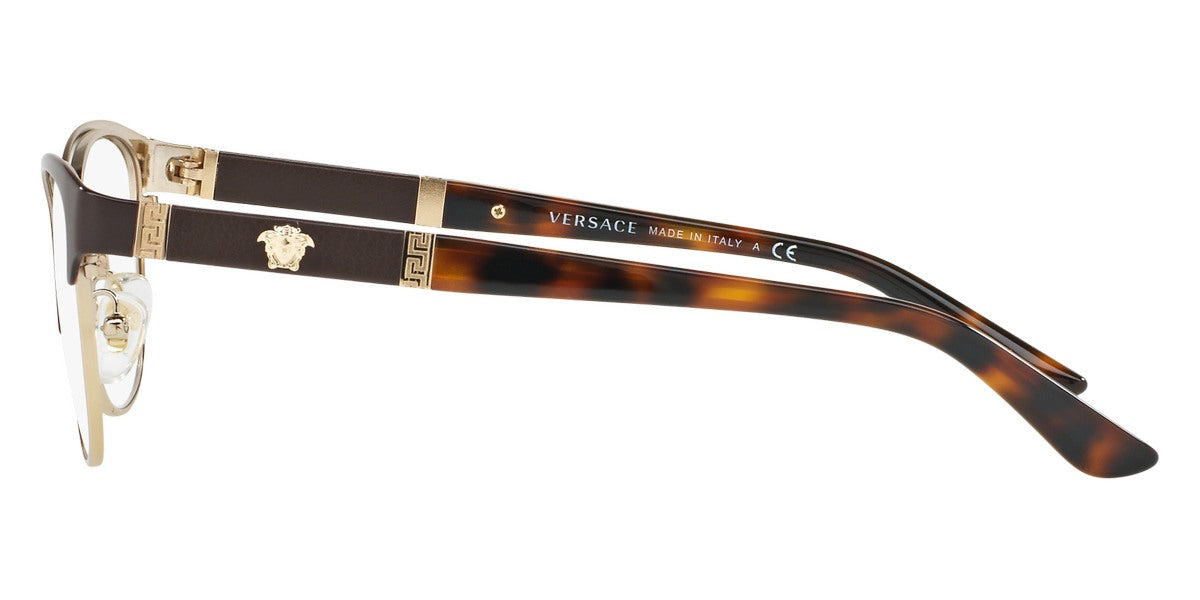 VERSACE EYEGLASSES - VE1233Q 1344 53 - Brown/Pale Gold