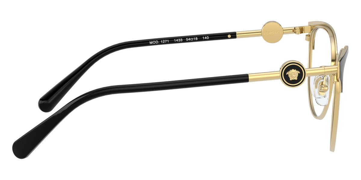 VERSACE EYEGLASSES - VE1271 1433 54 - Black/Gold