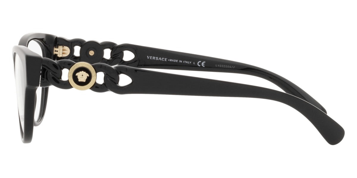 VERSACE EYEGLASSES - VE3305 GB1 53 - Black