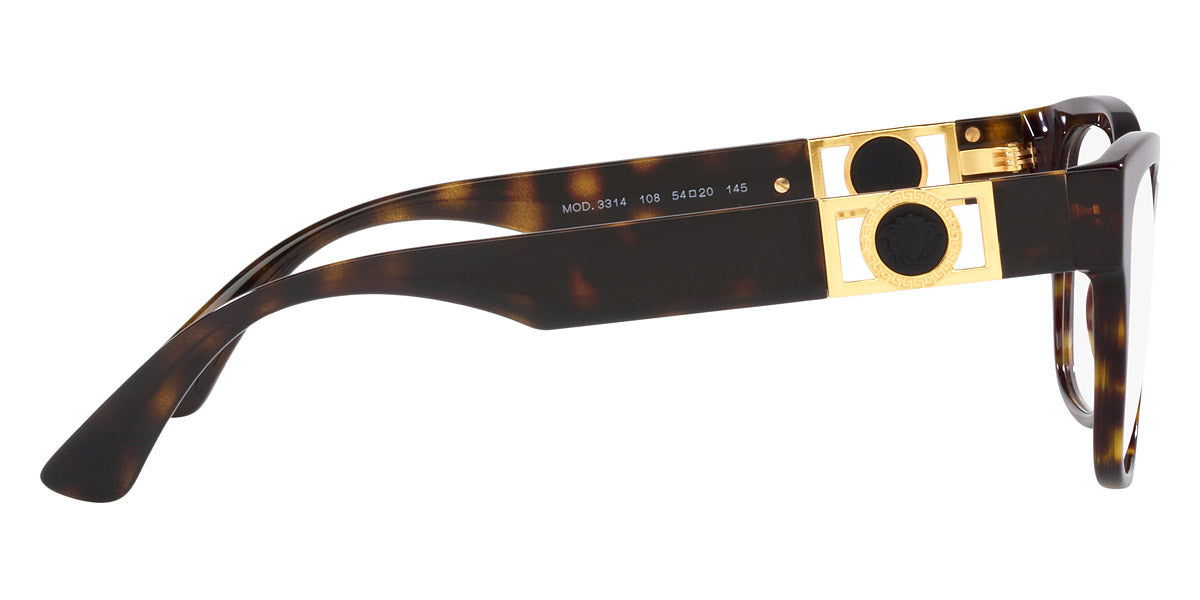 VERSACE EYEGLASSES - VE3314 108 56 - Havana