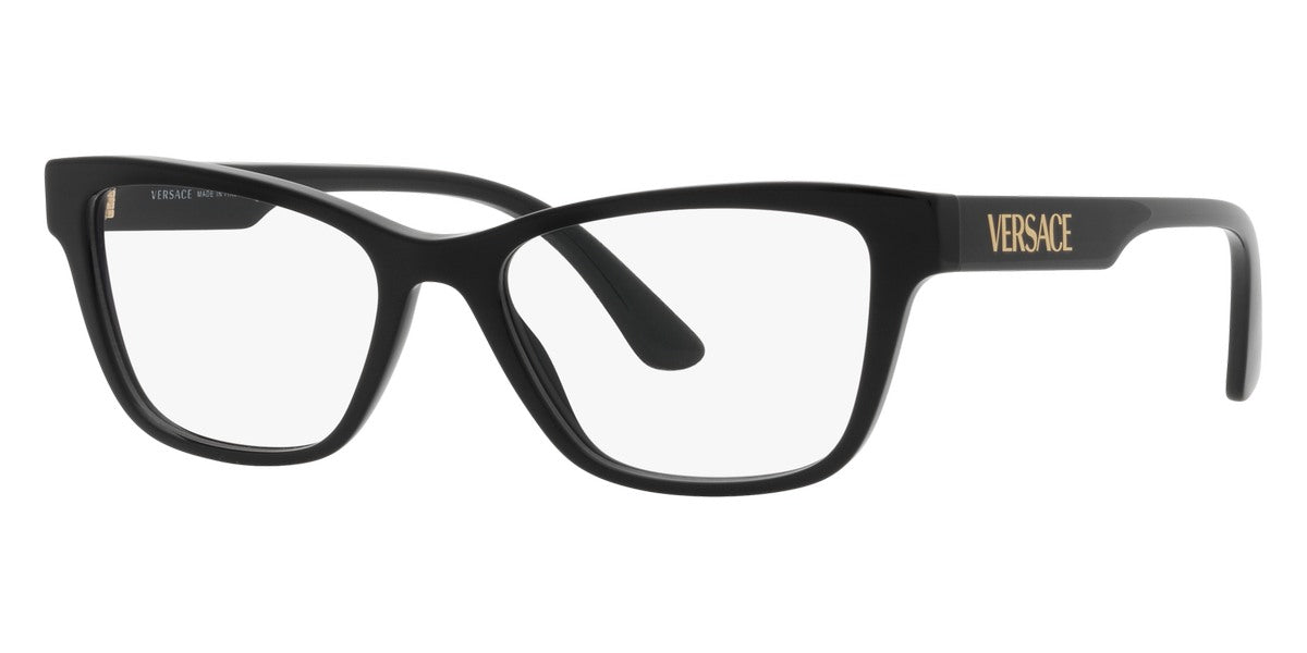 VERSACE EYEGLASSES - VE3316 GB1 53 - Black