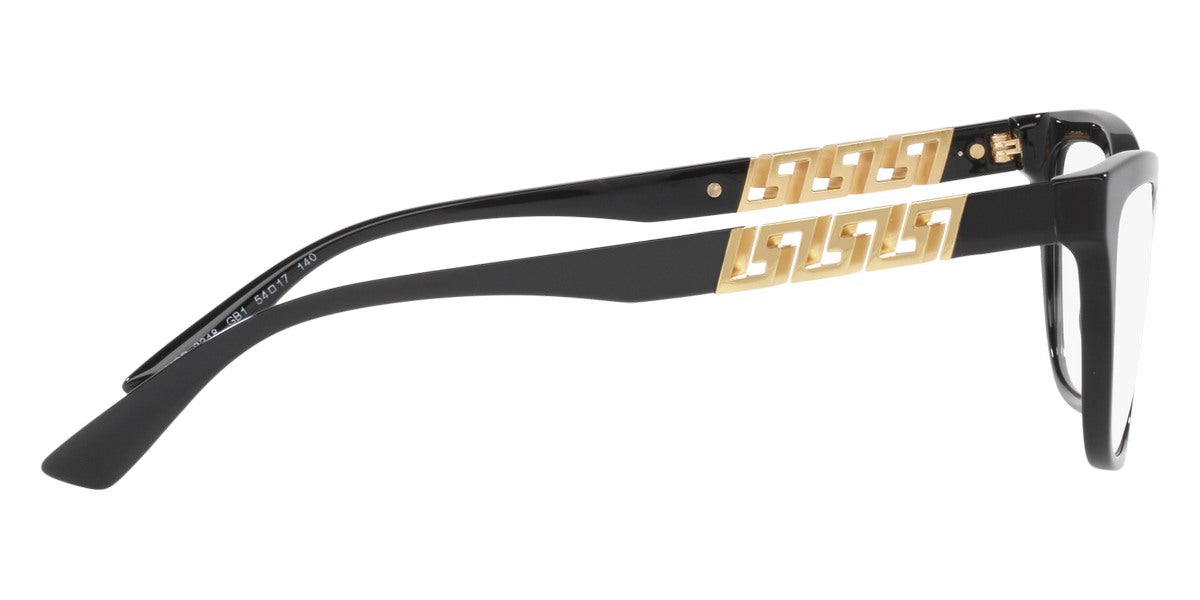 VERSACE EYEGLASSES - VE3318 GB1 54 - Black