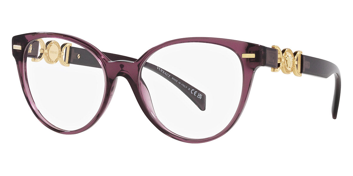 VERSACE EYEGLASSES - VE3334 5220 53 - Transparent Violet