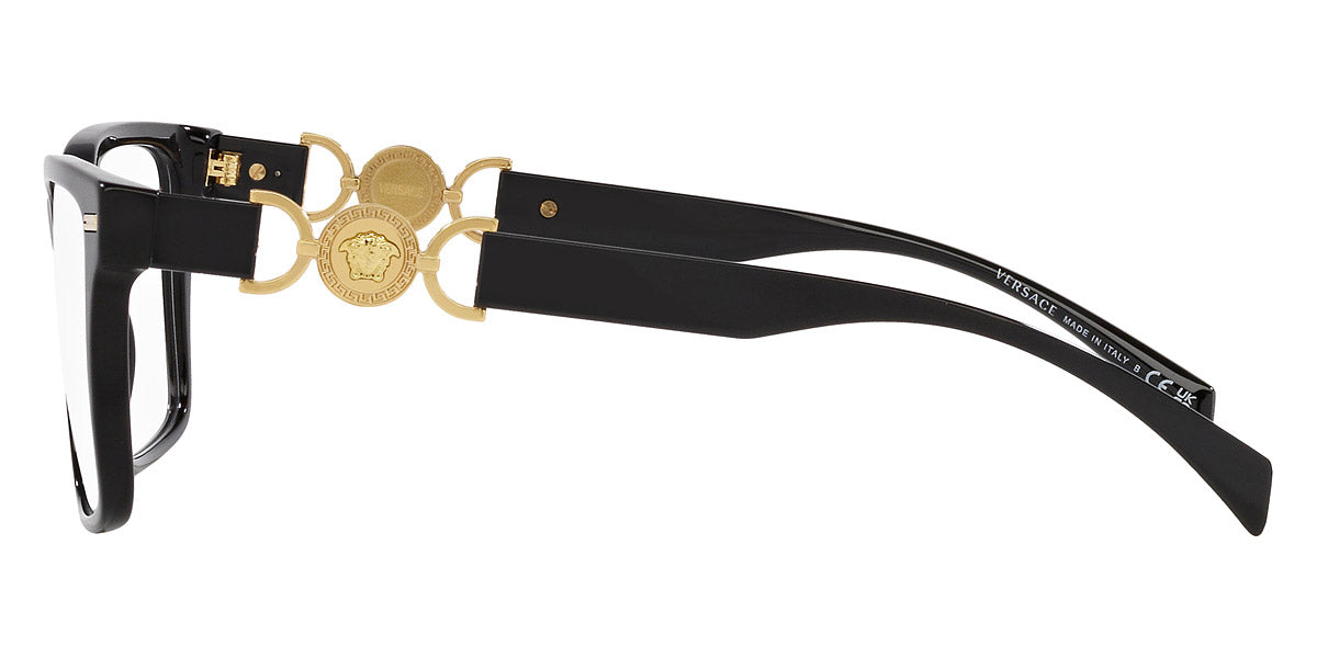 VERSACE EYEGLASSES - VE3335 GB1 54 - Black