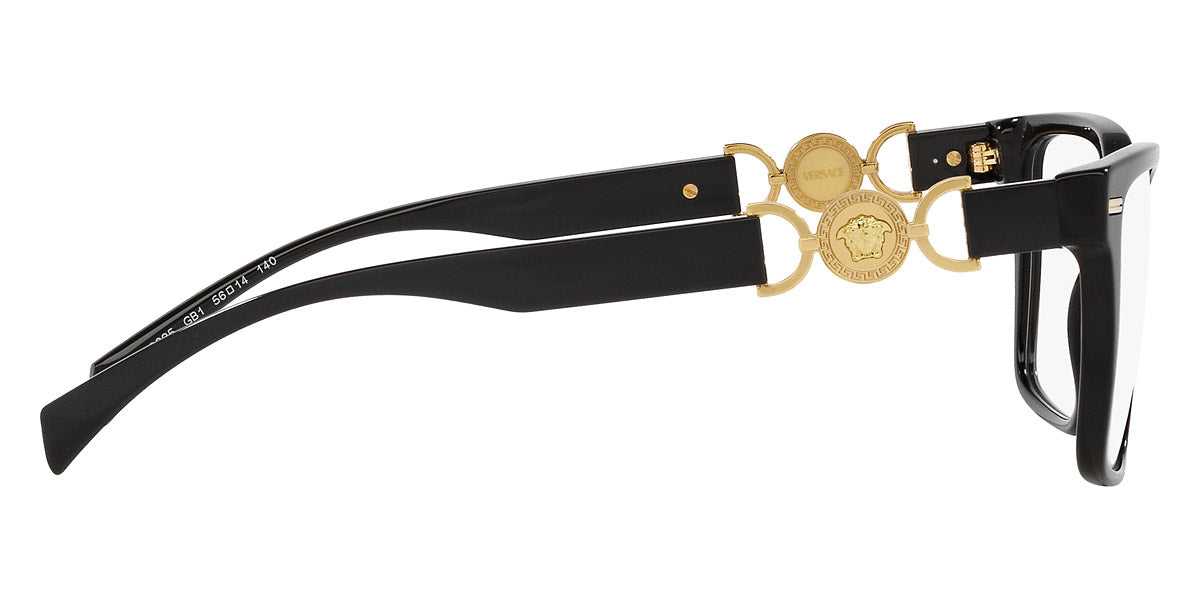 VERSACE EYEGLASSES - VE3335 GB1 56 - Black