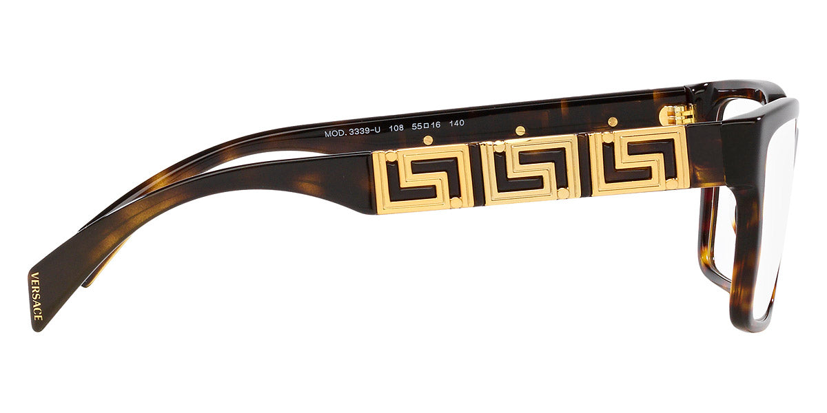 VERSACE EYEGLASSES - VE3339U 108 55 - Havana
