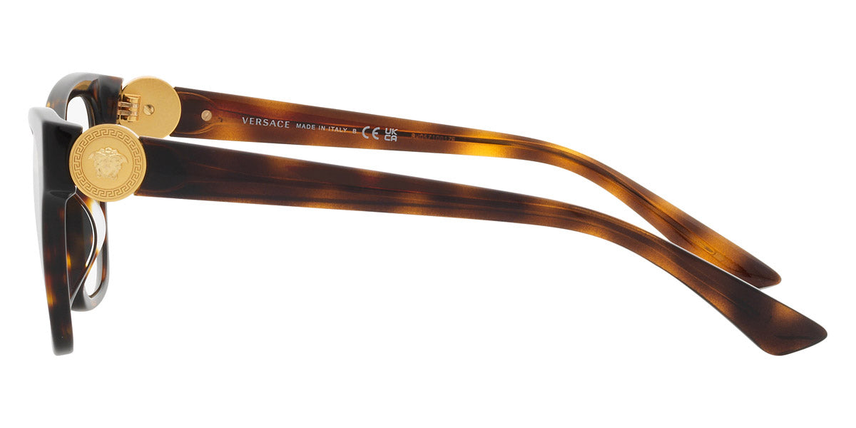 VERSACE EYEGLASSES - VE3341U 108 50 - Havana