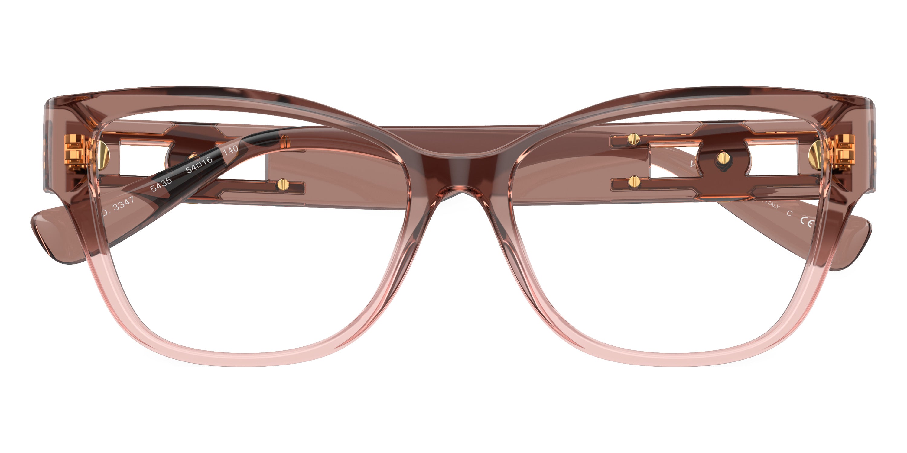 VERSACE EYEGLASSES - VE3347 5435 54 - Pink Transparent