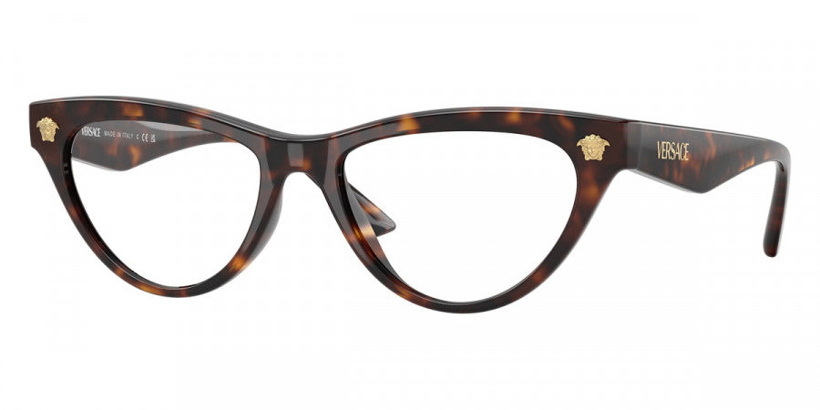 VERSACE EYEGLASSES - VE3364U 108 52 - Havana