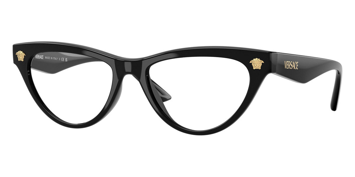 VERSACE EYEGLASSES - VE3364U GB1 52 - BLACK
