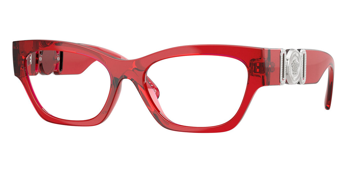 VERSACE EYEGLASSES - VE3367U 5495 52 - Red Transparent
