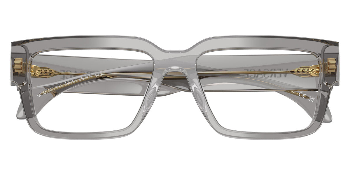 VERSACE EYEGLASSES - VE3374U 5510 55 - Transparent Gray