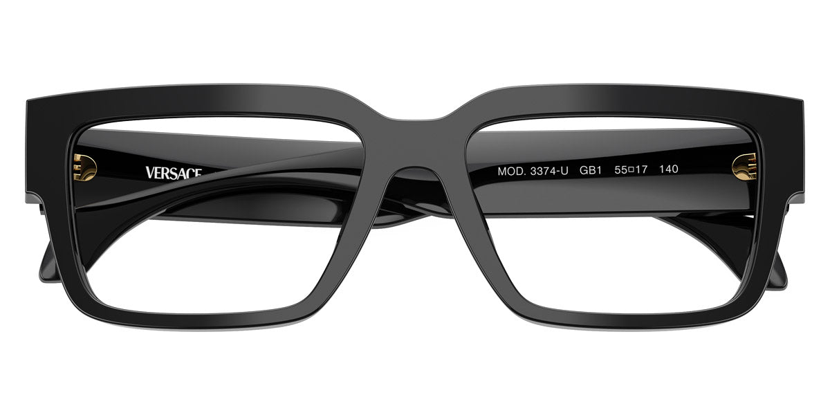 VERSACE EYEGLASSES - VE3374U GB1 53 - Black