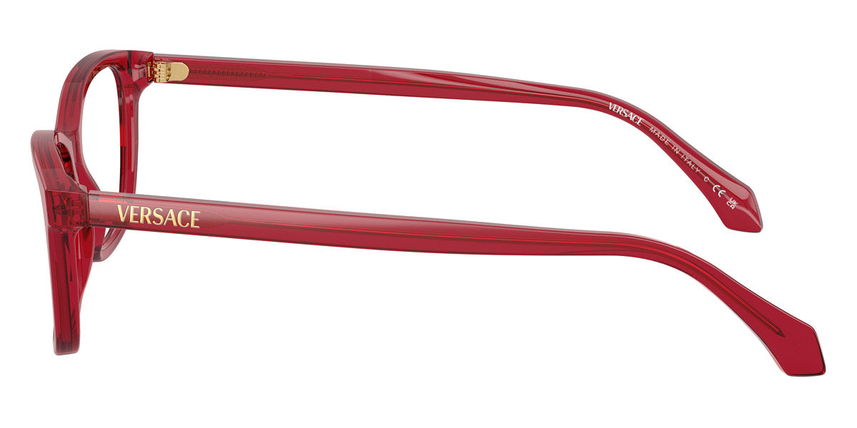 VERSACE EYEGLASSES - VE3375 5520 52 - Transparent Red