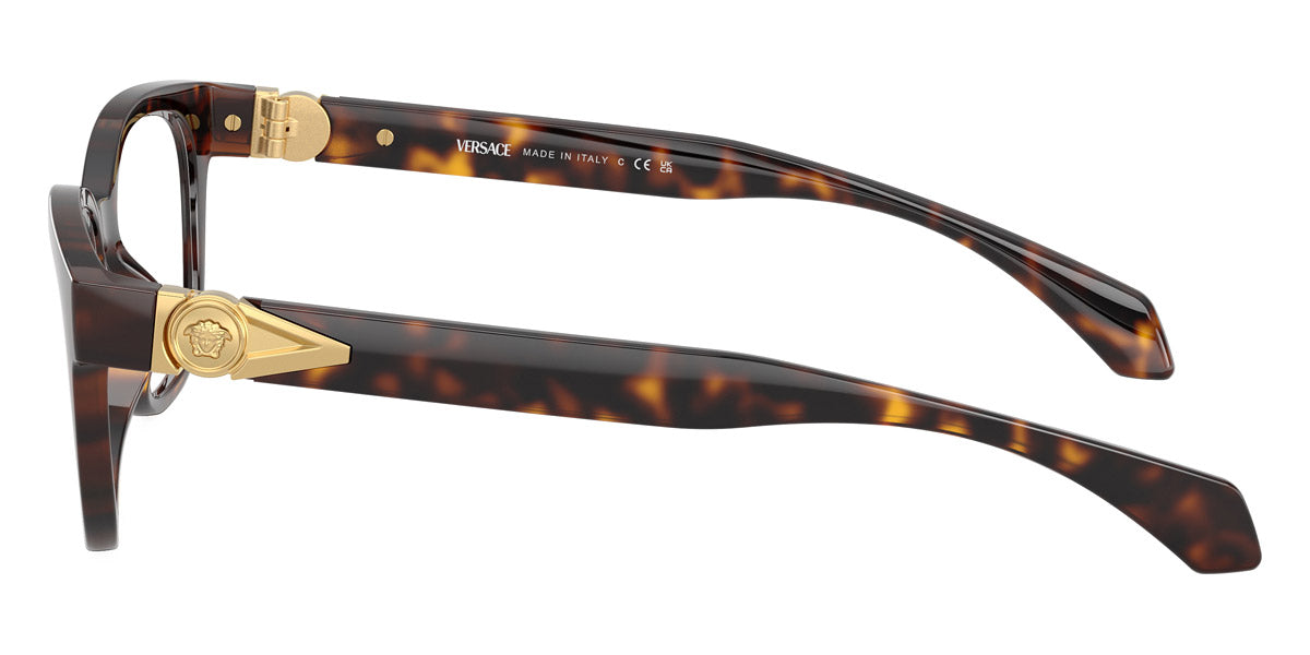 VERSACE EYEGLASSES - VE3376U 108 53 - Havana