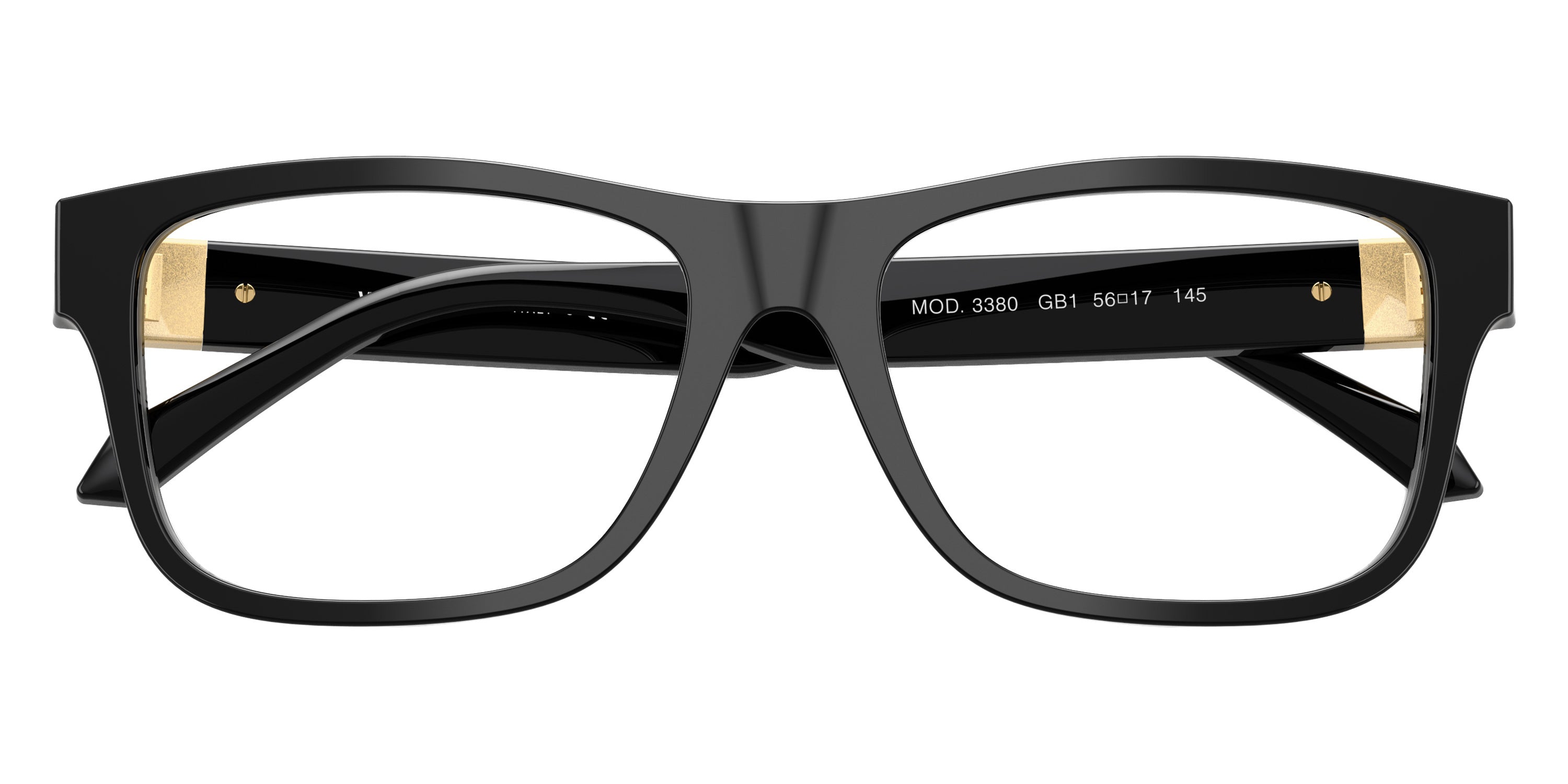 VERSACE EYEGLASSES - VE3380 GB1 54 - Black