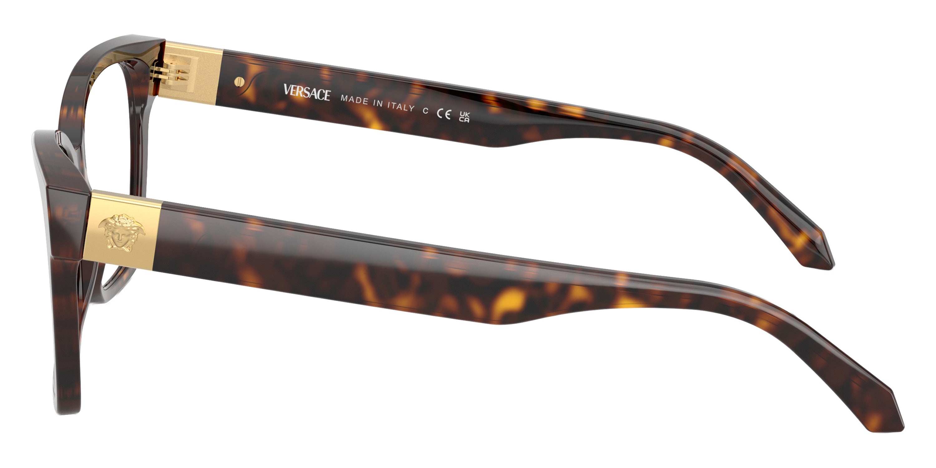 VERSACE EYEGLASSES - VE3382 108 55 - Havana