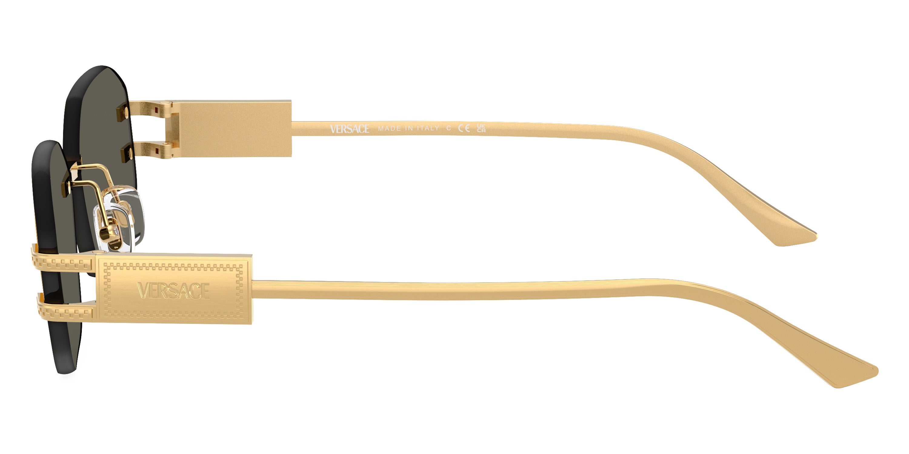 VERSACE SUNGLASSES DAMIER - VE2274 10027P 58 - Gold