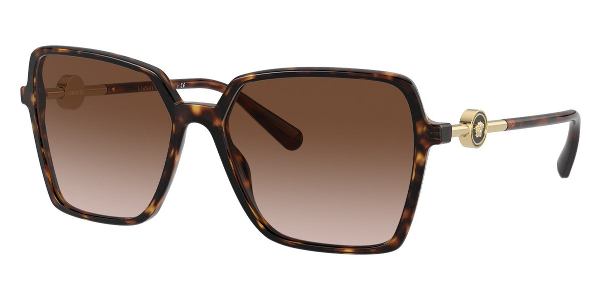 VERSACE SUNGLASSES ENAMEL MEDUSA - VE4396 108/13 58 - Havana
