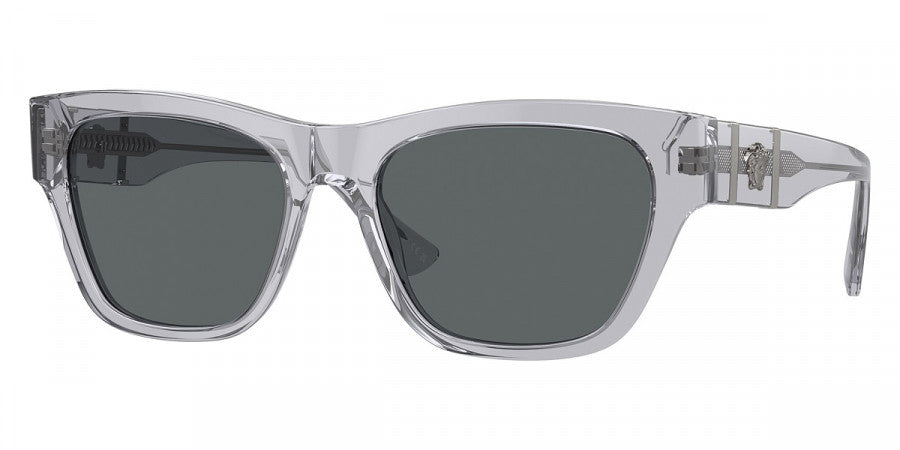 VERSACE SUNGLASSES MEDUSA LEGEND - VE4457 543287 55 - Gray Transparent