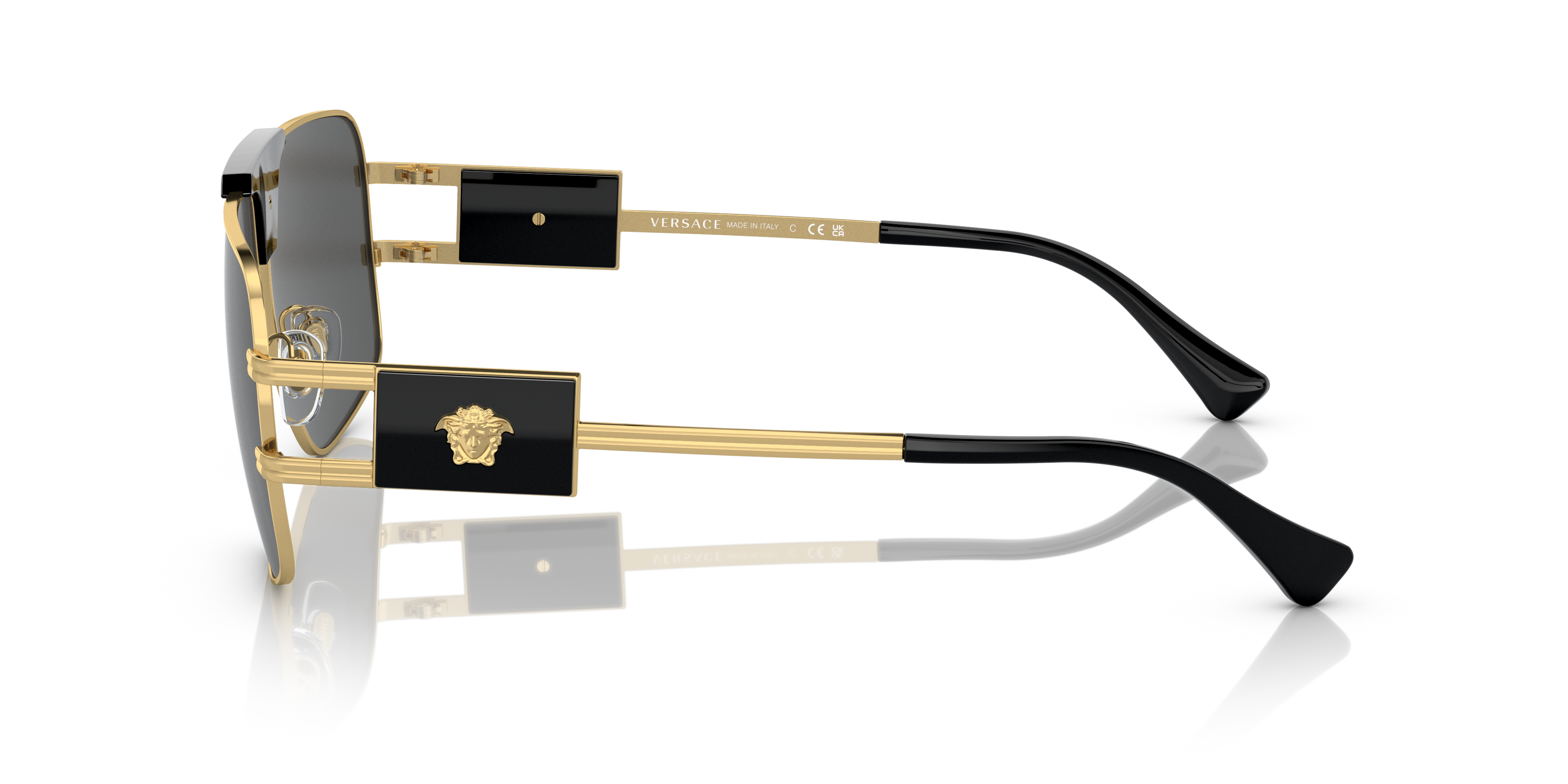 VERSACE SUNGLASSES MEDUSA STEEL - VE2251 100287 63