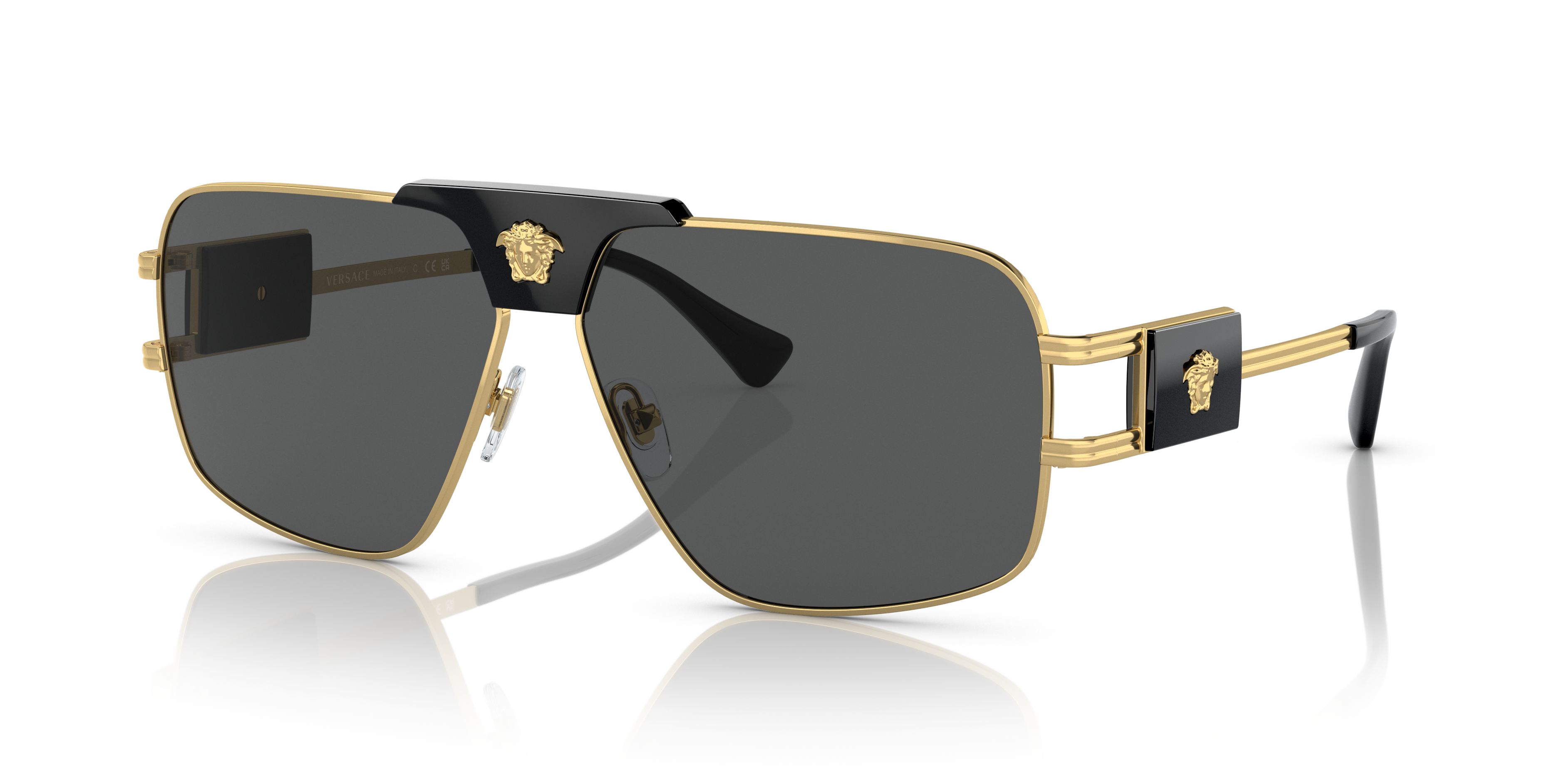 VERSACE SUNGLASSES MEDUSA STEEL - VE2251 100287 63