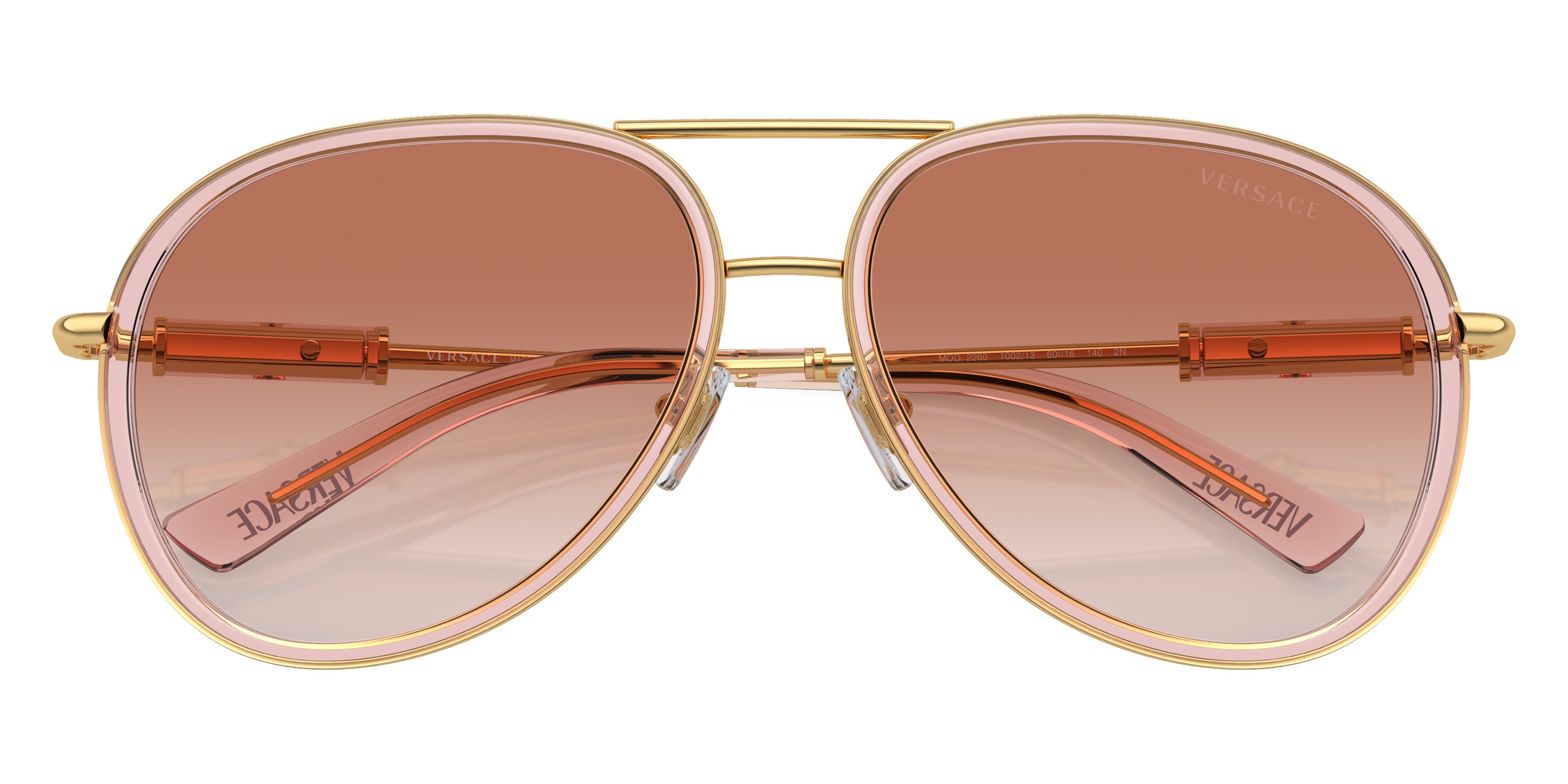 VERSACE SUNGLASSES MEDUSA - VE2260 100213 60 - Brown Transparent