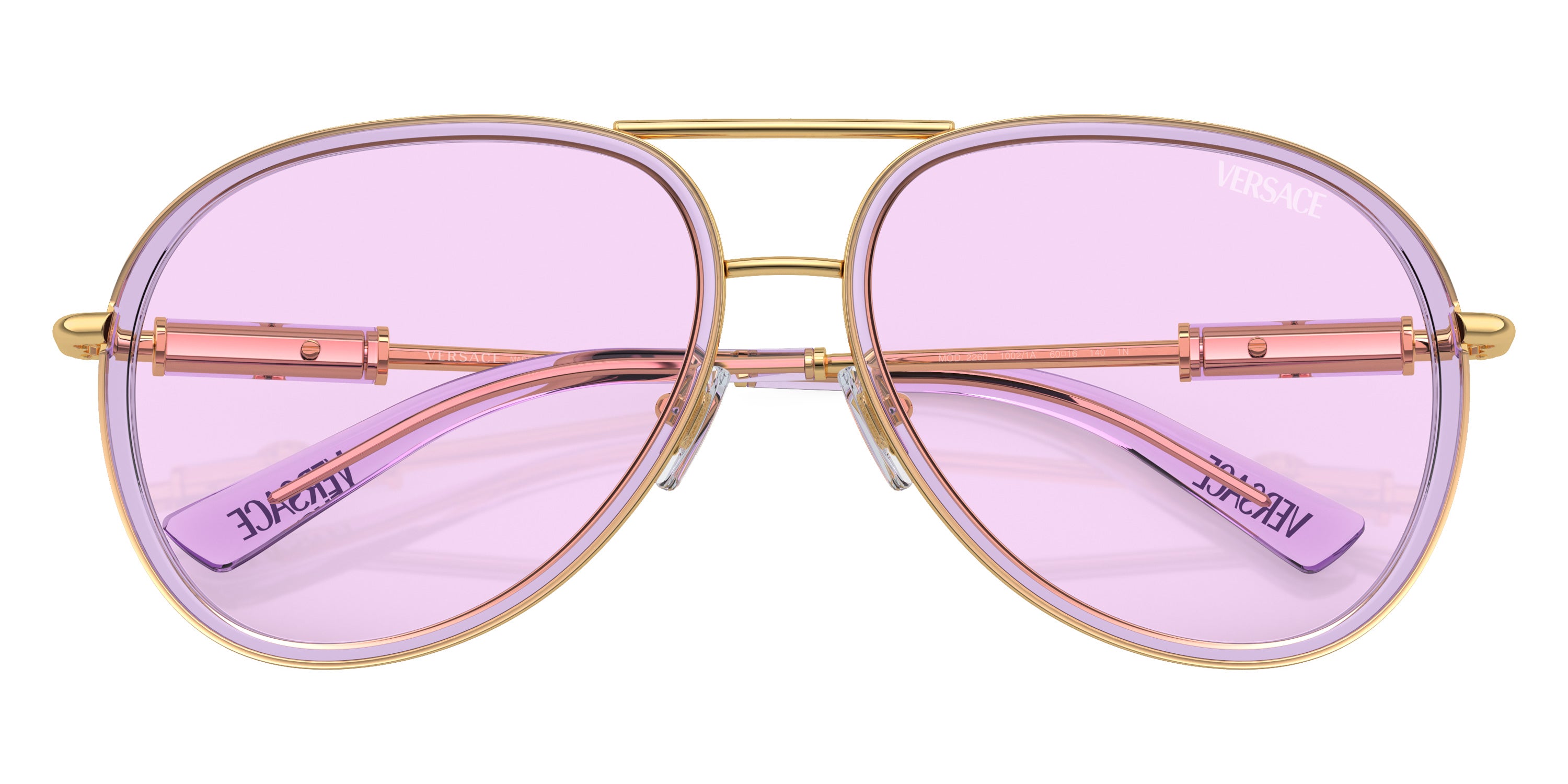 VERSACE SUNGLASSES MEDUSA - VE2260 10021A 60 - Lilac Transparent