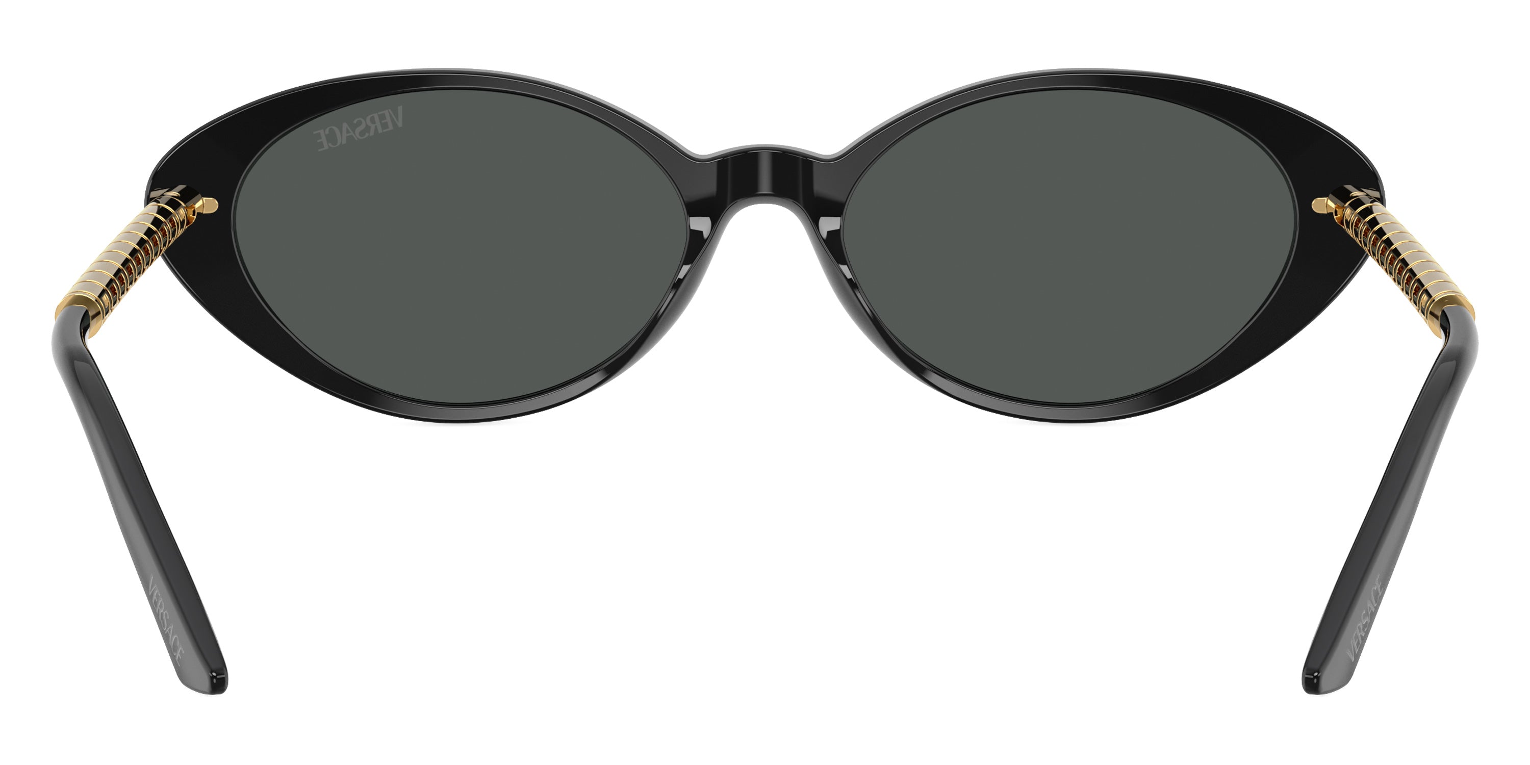 VERSACE SUNGLASSES TUBULAR GRECA OVAL VE4469 GB1/87 54 - Black