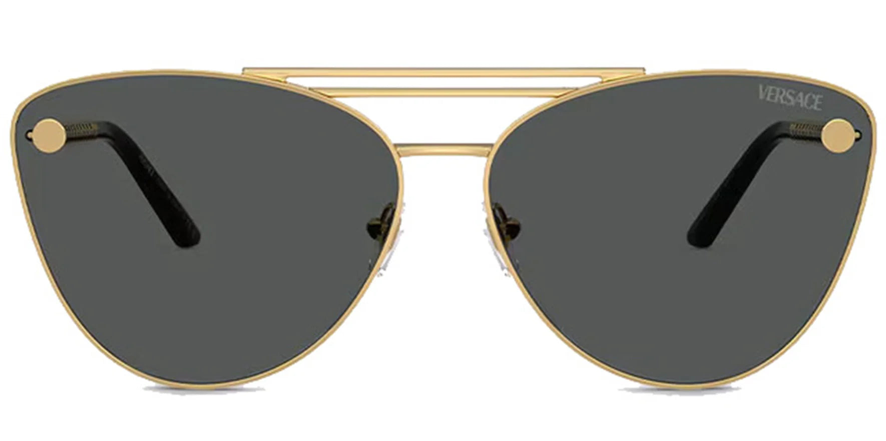 VERSACE SUNGLASSES TUBULAR GRECA - VE2267 100287 64 - Gold