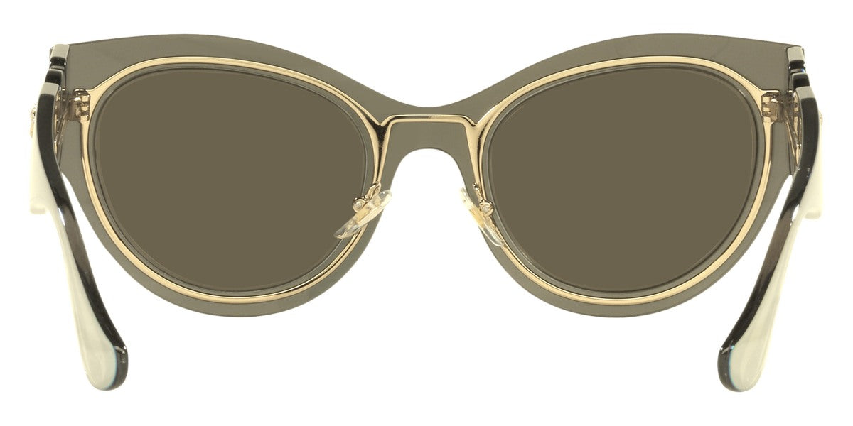 VERSACE SUNGLASSES - VE2234 1002/3 53 - Transparent Brown Mirror Gold